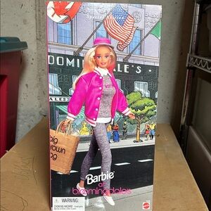 Bloomingdale’s Barbie in Pink and Gray Fashion Outfit